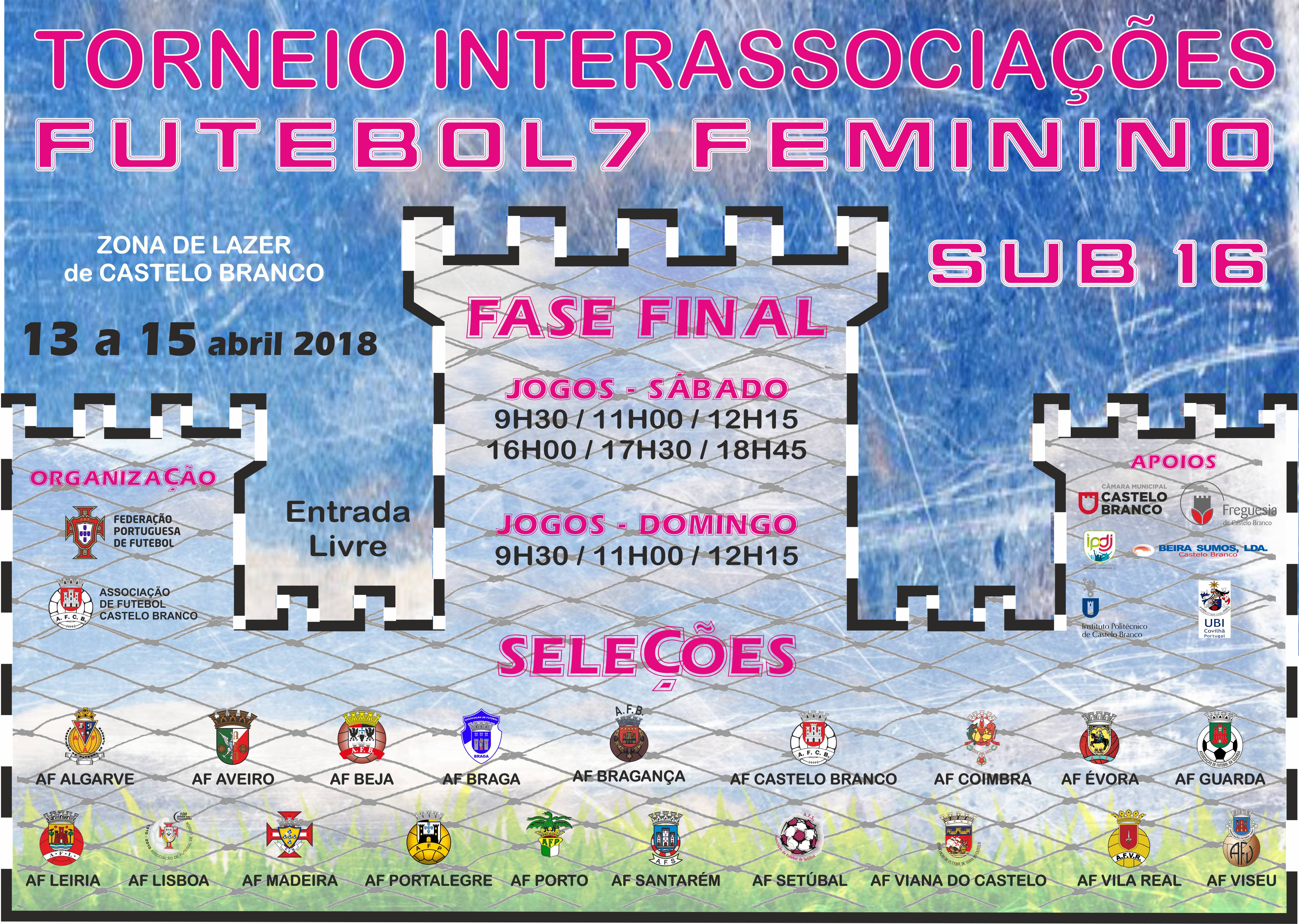 Torneio Inter-Associações - Futebol de 7 - "Sub-16" - Feminino
