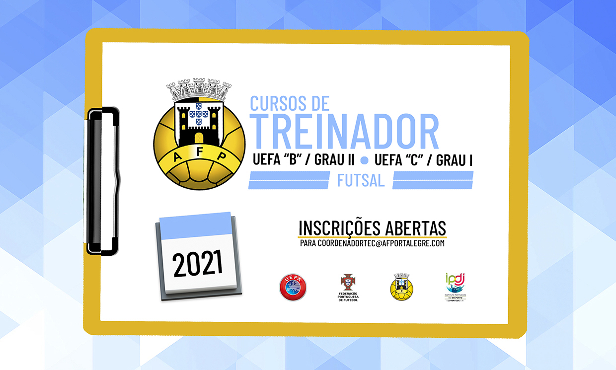 Inscrições para o Curso de Treinadores de Futsal