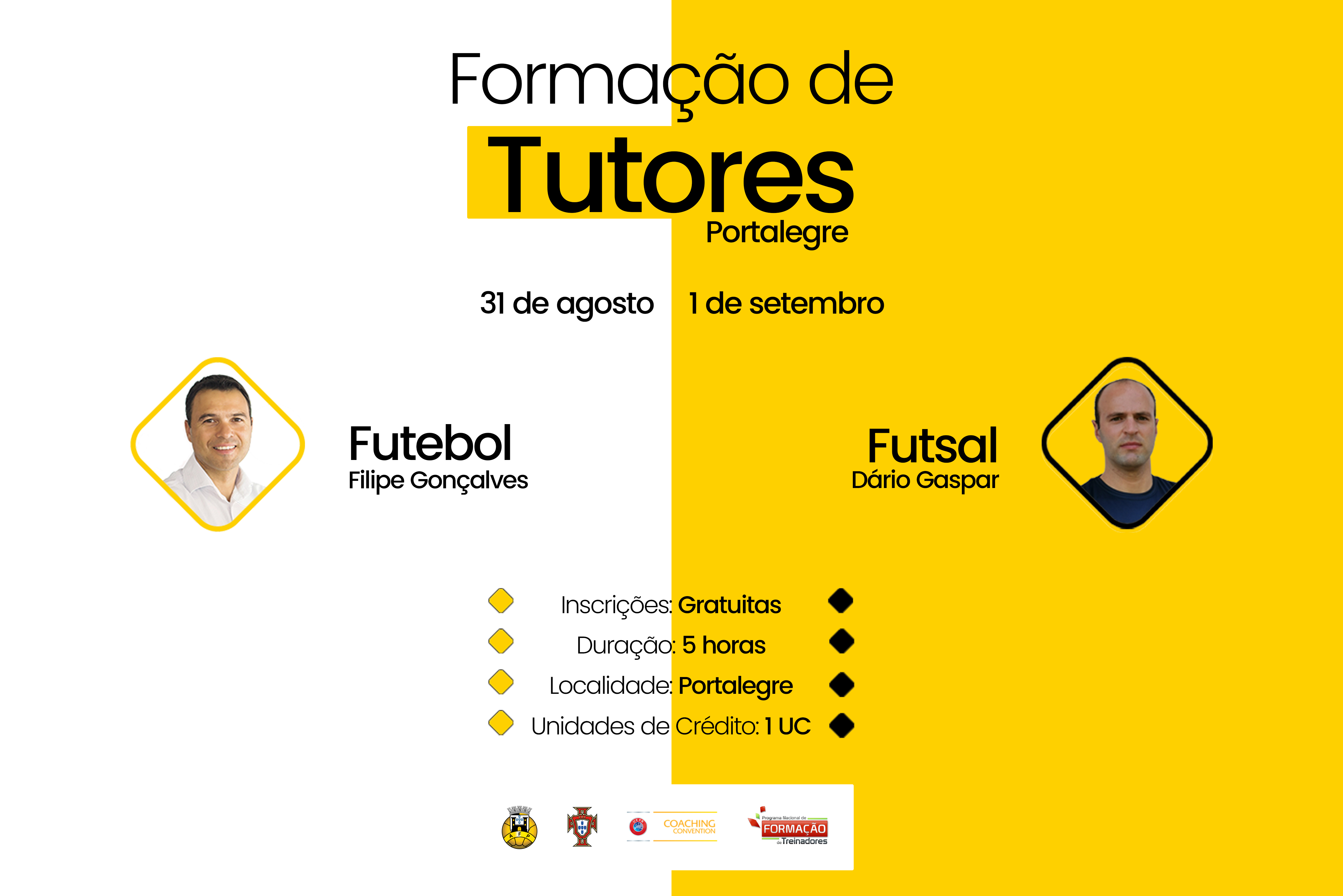 Formação de Tutores - Futebol & Futsal 