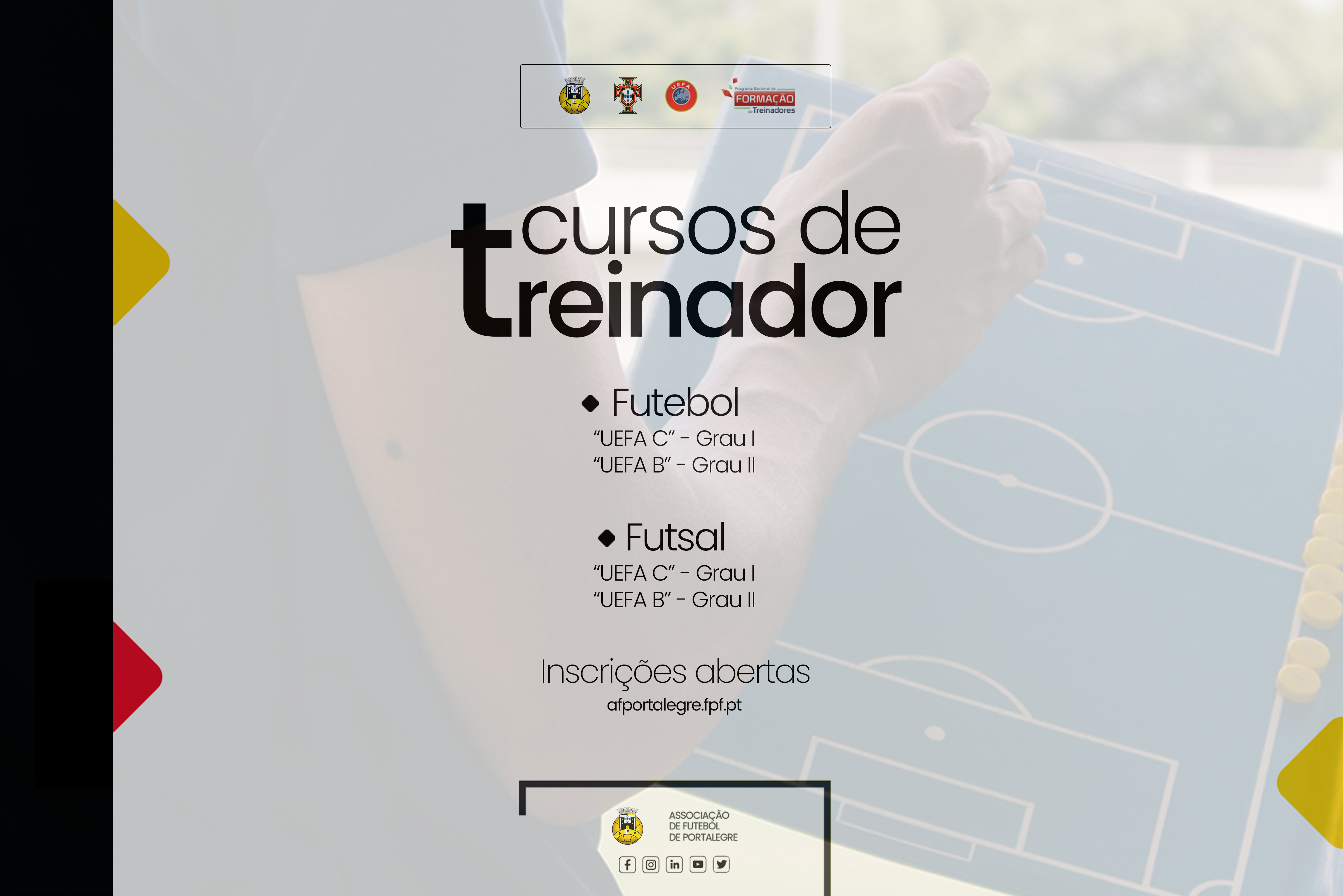 AF Portalegre abre cursos de treinador