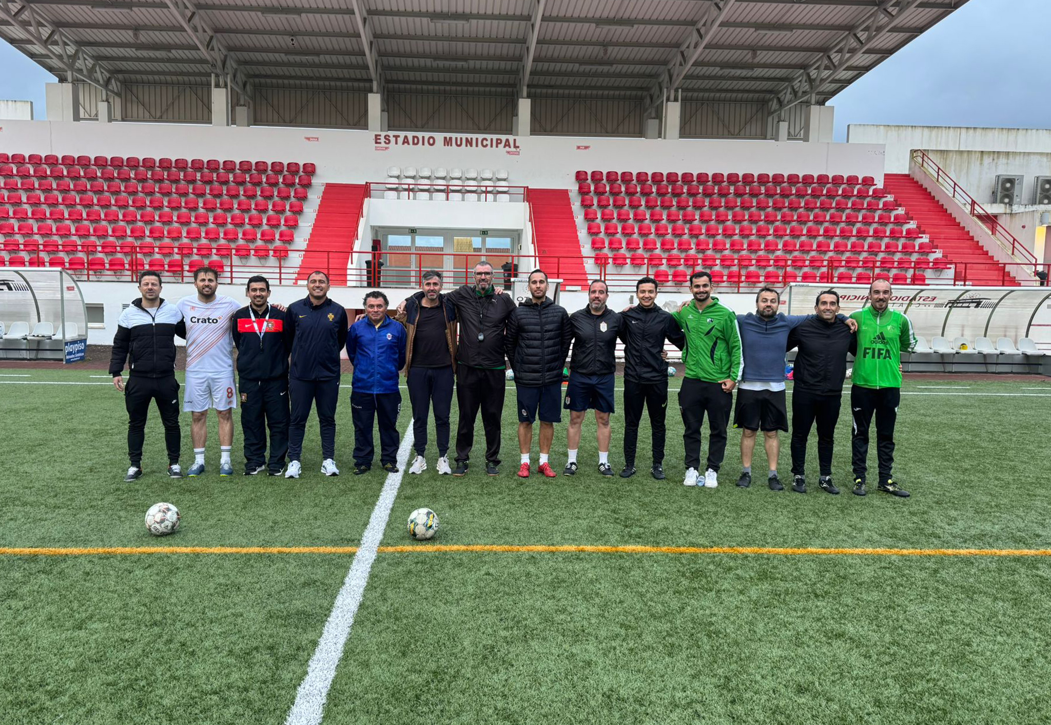 Crato recebeu Avaliação do Curso de Futebol - UEFA B