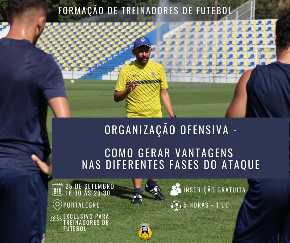 Inscrições abertas para Formação de Treinadores de Futebol
