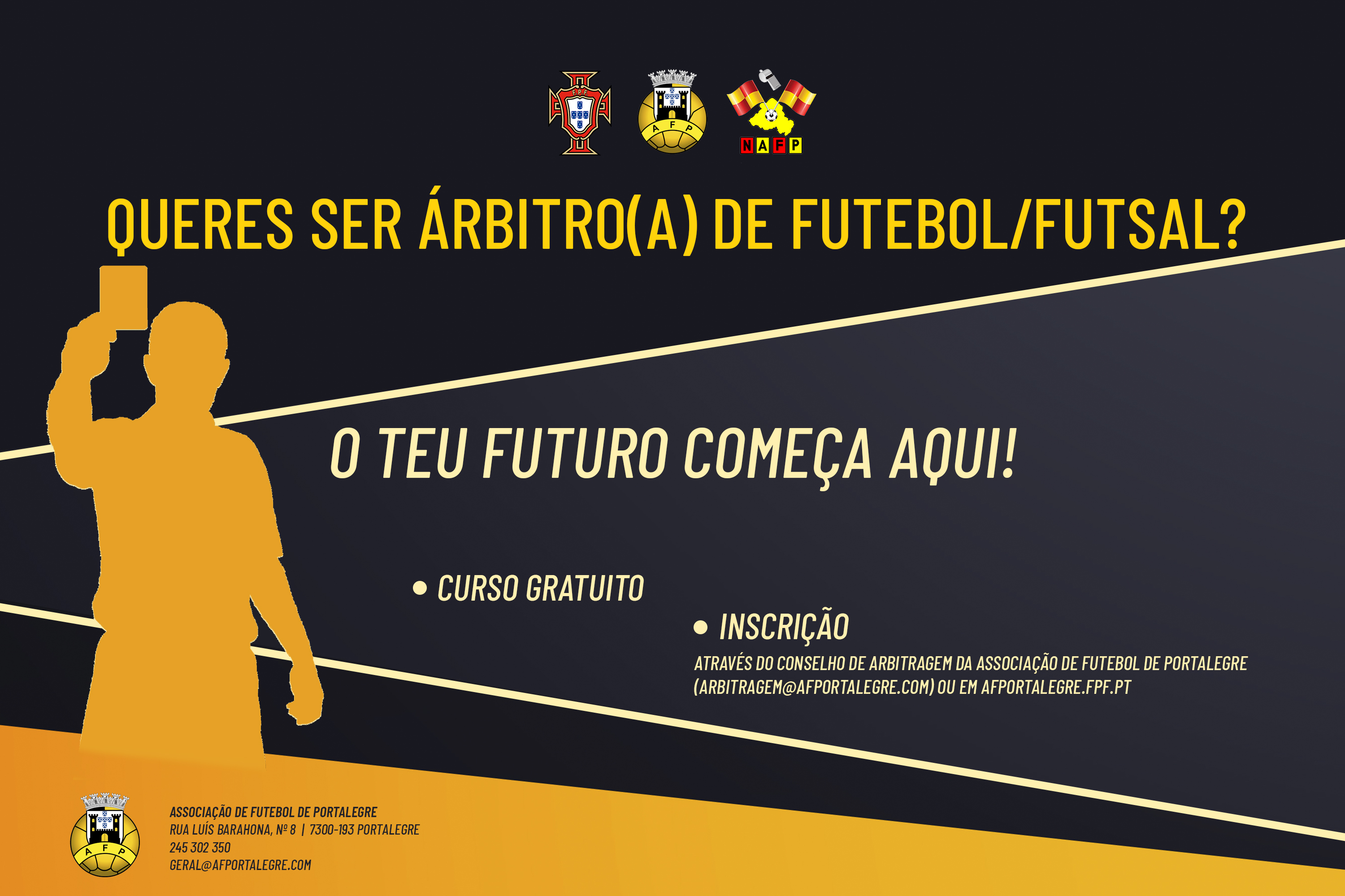 AF Portalegre vai abrir cursos de arbitragem